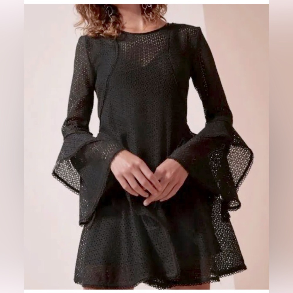 C/MEO COLLECTIVE Aspire Black Mini Dress